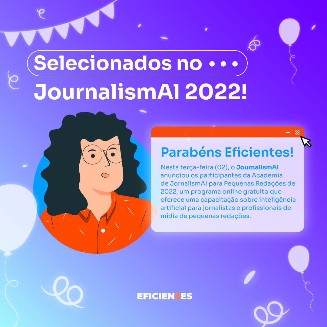 Eficientes selecionado para programa de treinamento em Inteligência Artificial