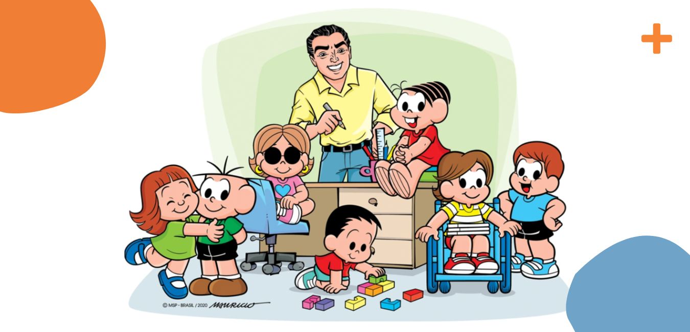 nclusão social com a Turma da Mônica